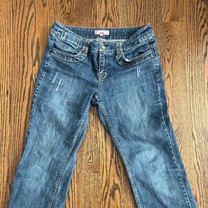 Elle Y2K Vintage Bootcut Jeans w/ Embroidered Pocket
